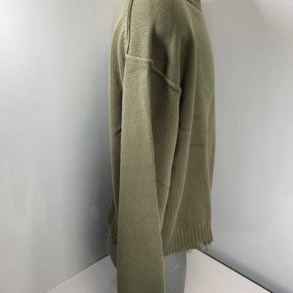 Scuffers Unisex Distressed Knit Sweater with Back Logo - Picture 5 of 8